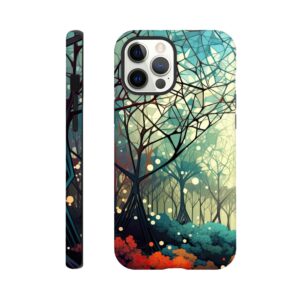 Forest Colorful Abstract Landscape Phone Case - Tough case, Apple - iPhone 12 Pro Max