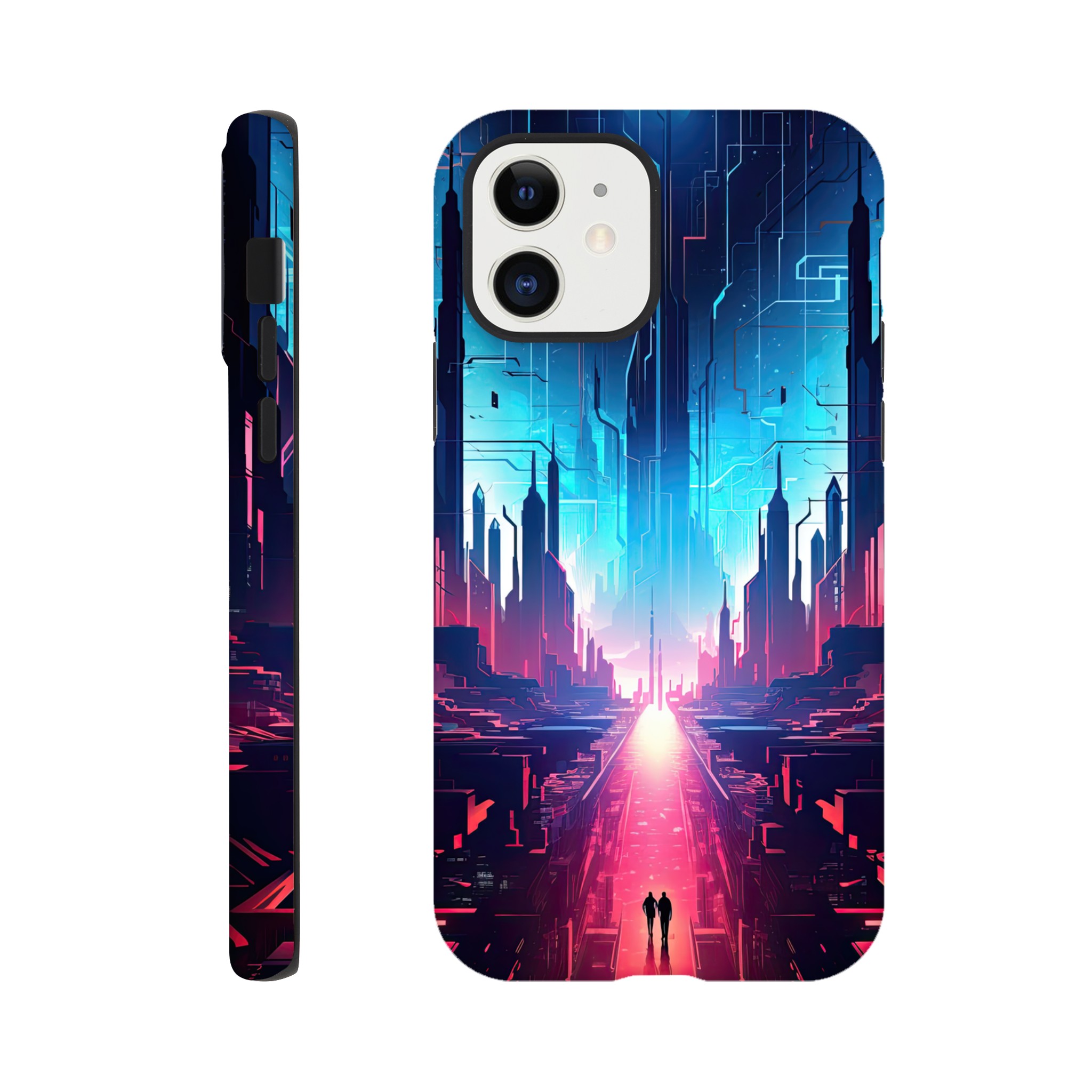 Digital Paradise Abstract Futuristic Phone Case – Tough case, Apple – iPhone 12