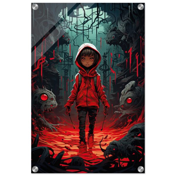 Little Red Devil Acrylic Print - 40x60 cm / 16x24″