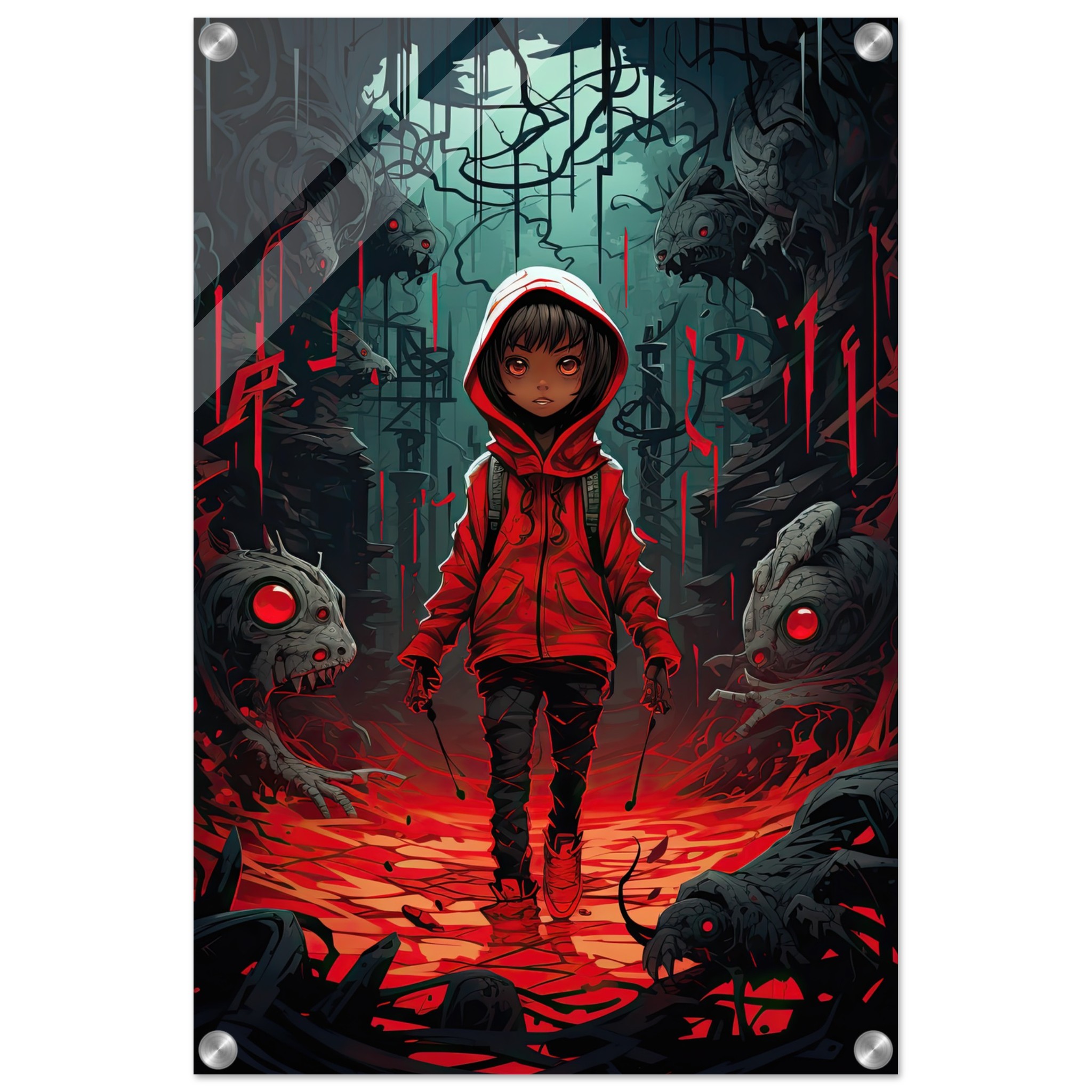 Little Red Devil Acrylic Print – 40×60 cm / 16×24″
