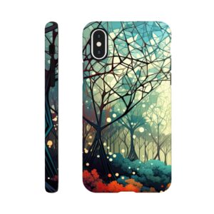 Forest Colorful Abstract Landscape Phone Case - Tough case, Apple - iPhone X