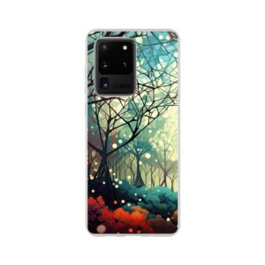 Forest Colorful Abstract Landscape Phone Case - Flexi case, Samsung - Galaxy S20 Ultra