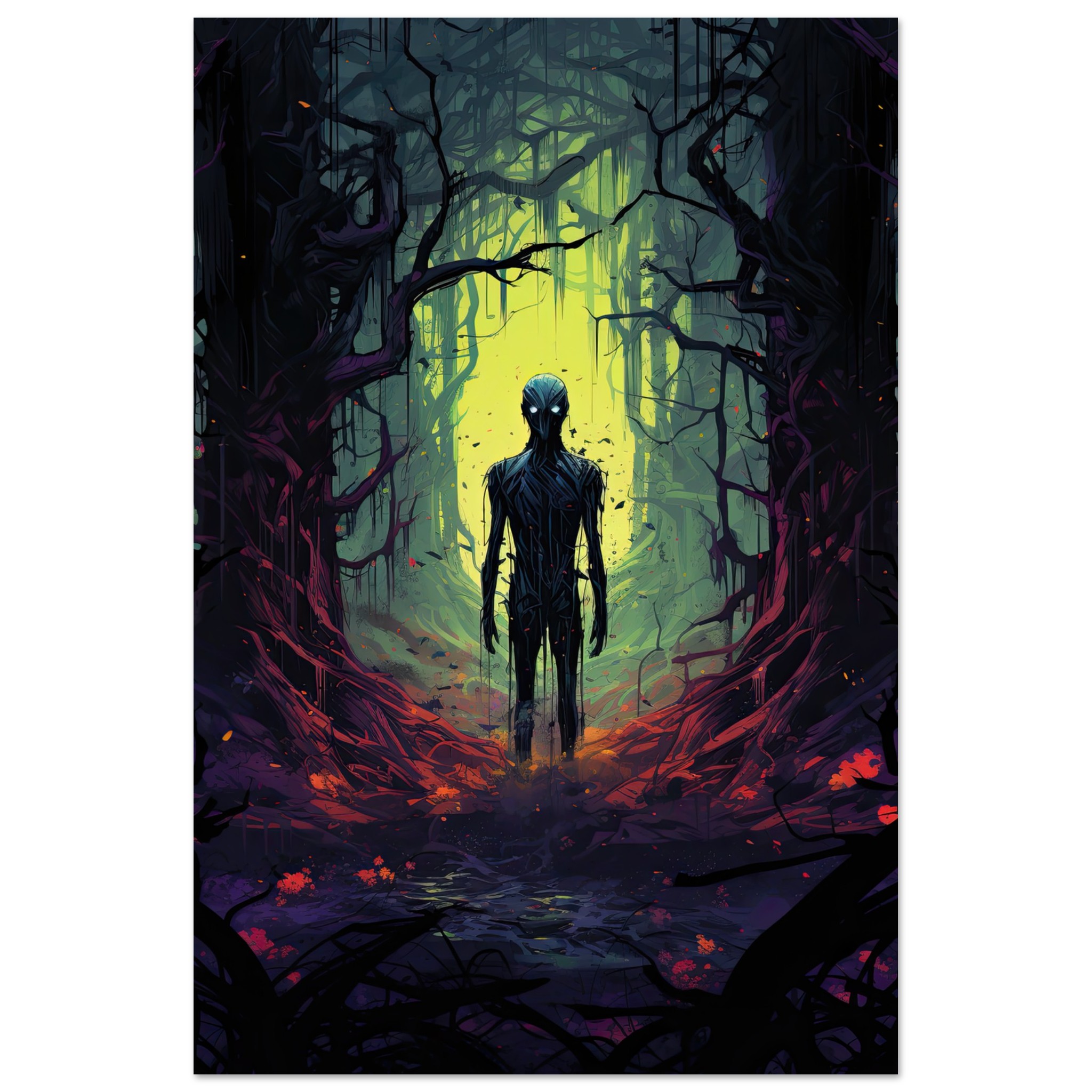 Forest of the Revenant Metal Print – 50×75 cm / 20×30″