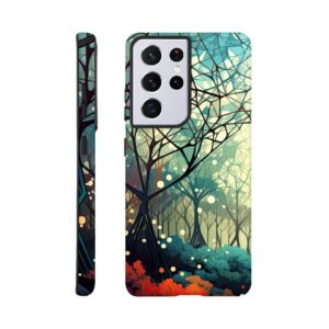 Forest Colorful Abstract Landscape Phone Case - Tough case, Samsung - Galaxy S21 Ultra