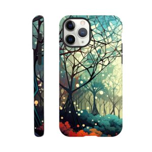 Forest Colorful Abstract Landscape Phone Case - Tough case, Apple - iPhone 11 Pro