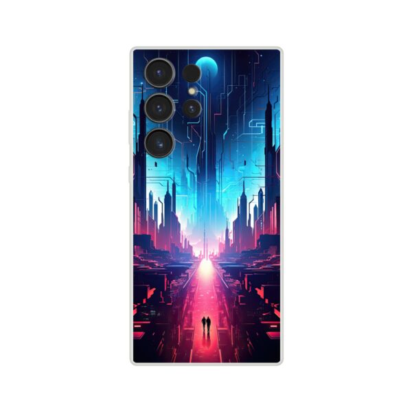 Digital Paradise Abstract Futuristic Phone Case - Flexi case, Samsung - Galaxy S23 Ultra