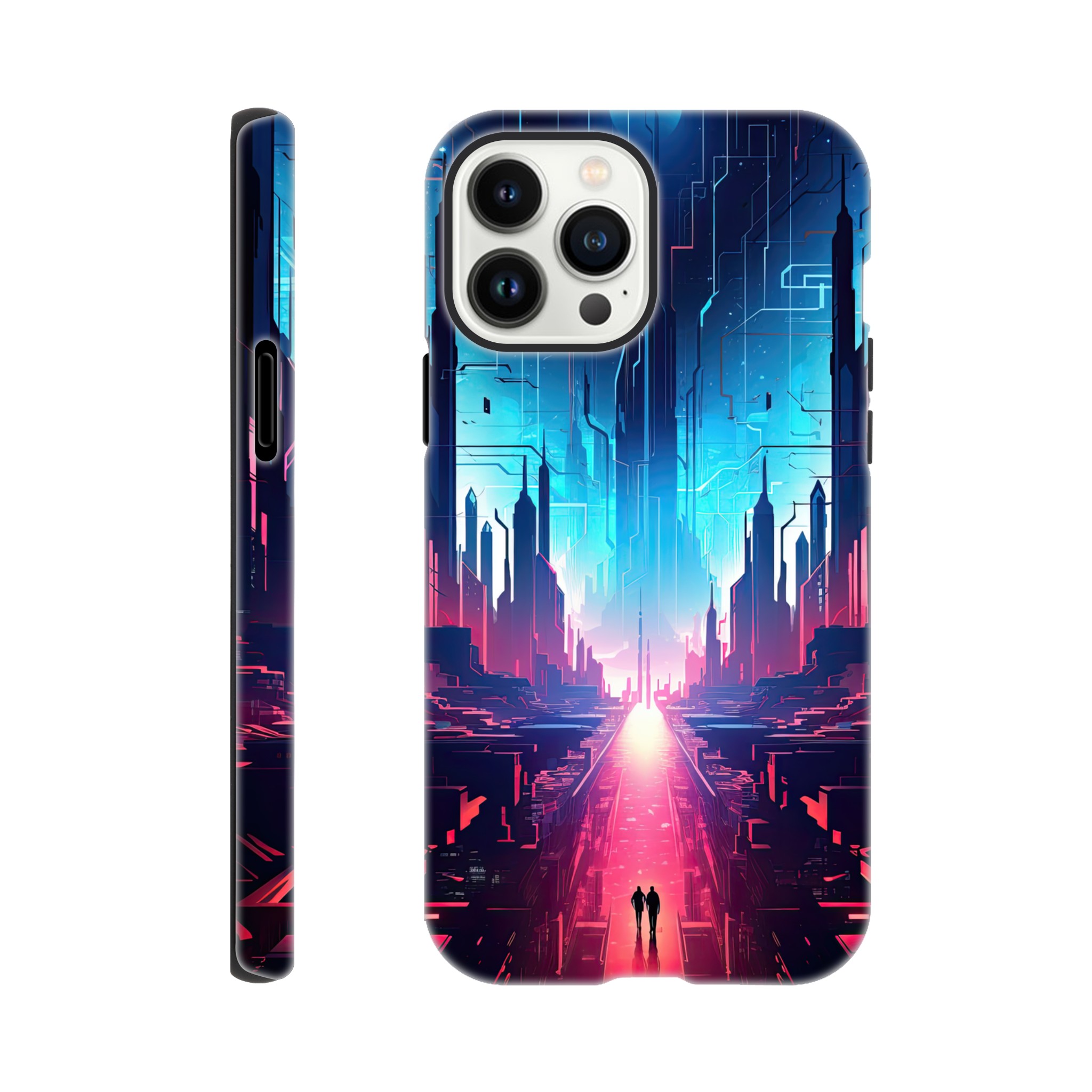 Digital Paradise Abstract Futuristic Phone Case – Tough case, Apple – iPhone 13 Pro Max
