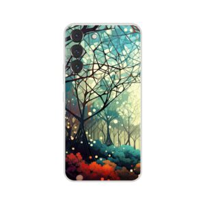 Forest Colorful Abstract Landscape Phone Case - Flexi case, Samsung - Galaxy S22