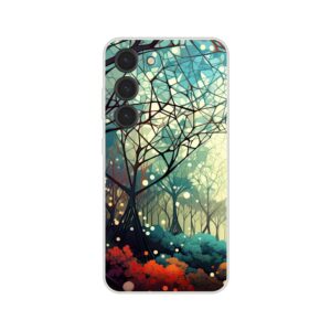 Forest Colorful Abstract Landscape Phone Case - Flexi case, Samsung - Galaxy S23