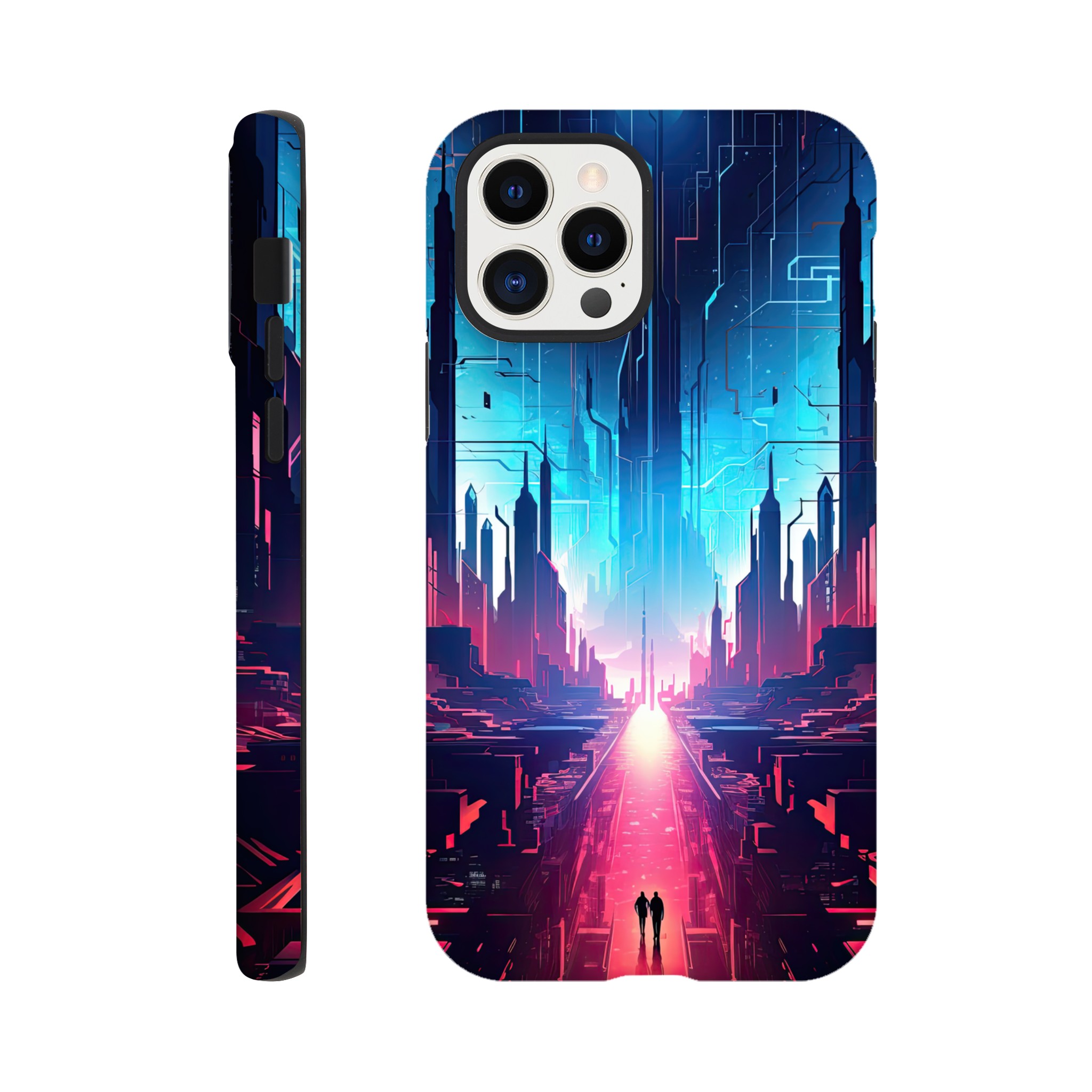 Digital Paradise Abstract Futuristic Phone Case – Tough case, Apple – iPhone 12 Pro
