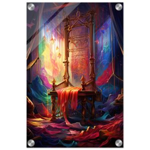 Dreamweaver's Loom Acrylic Print - 30x45 cm / 12x18″