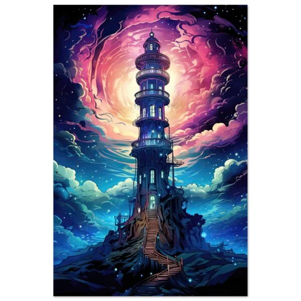 Celestial Observatory Metal Print - 50x75 cm / 20x30″