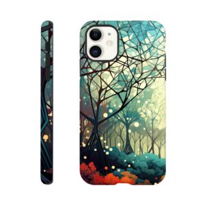 Forest Colorful Abstract Landscape Phone Case - Tough case, Apple - iPhone 11