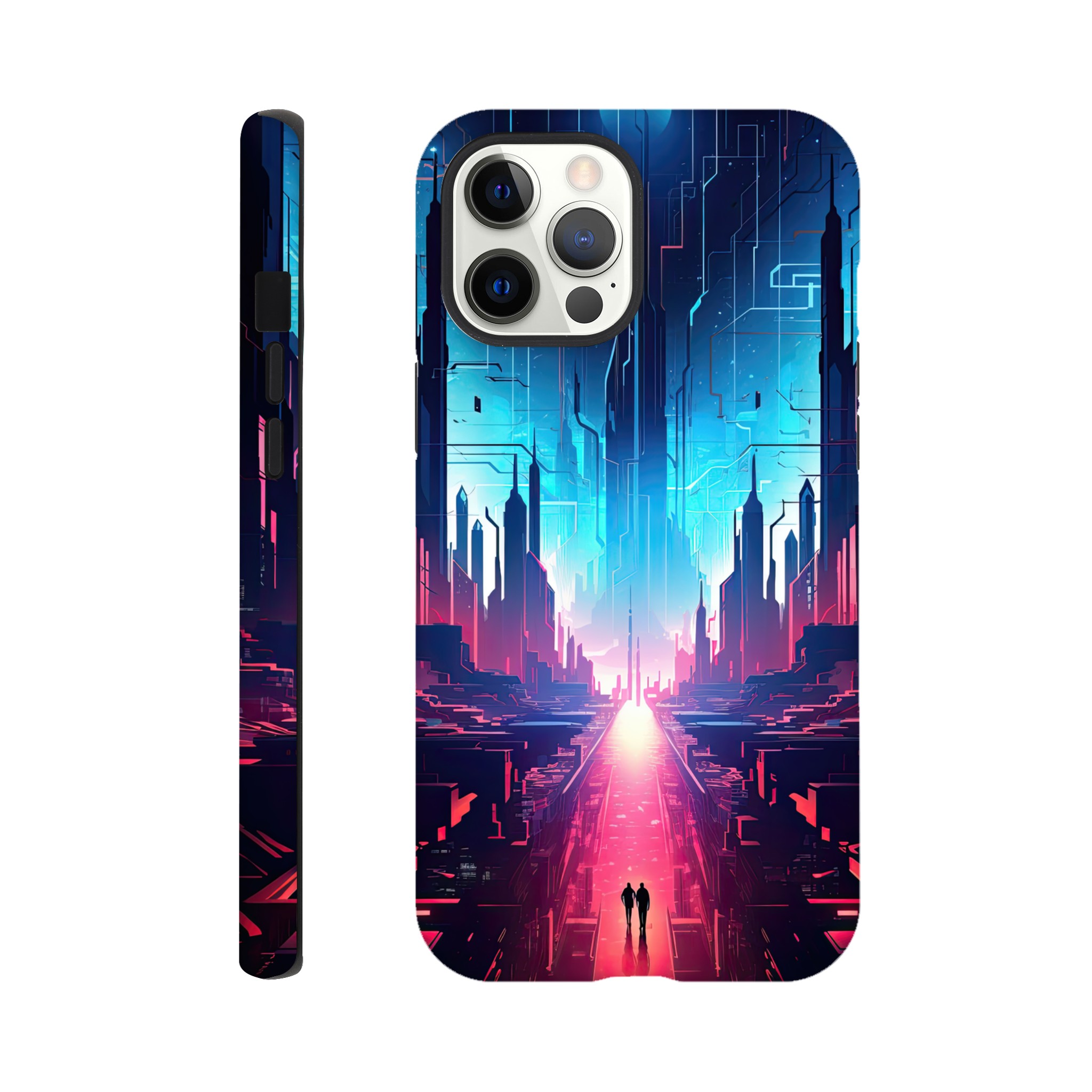 Digital Paradise Abstract Futuristic Phone Case – Tough case, Apple – iPhone 12 Pro Max