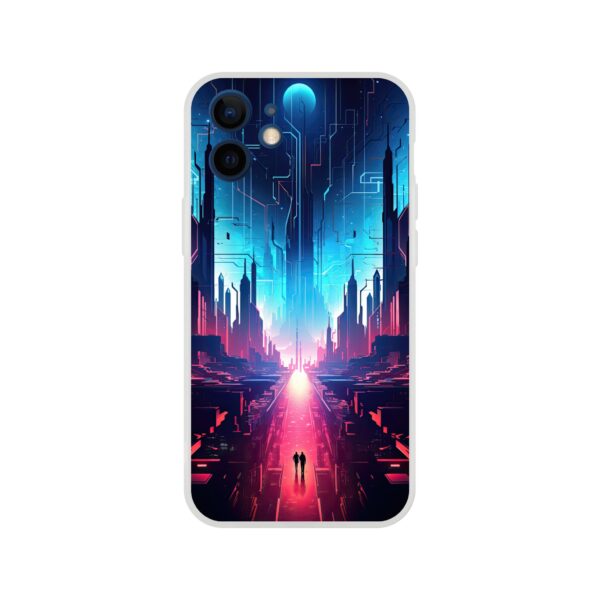 Digital Paradise Abstract Futuristic Phone Case - Flexi case, Apple - iPhone 12 Mini
