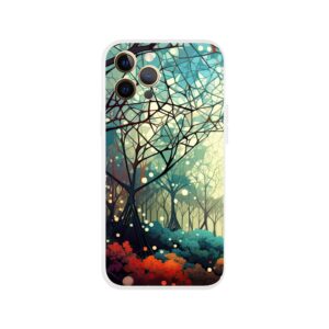 Forest Colorful Abstract Landscape Phone Case - Flexi case, Apple - iPhone 12 Pro Max