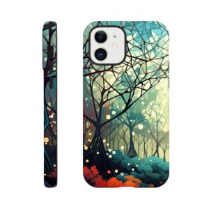 Forest Colorful Abstract Landscape Phone Case - Tough case, Apple - iPhone 12
