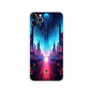 Digital Paradise Abstract Futuristic Phone Case - Flexi case, Apple - iPhone 11 Pro Max