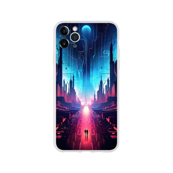 Digital Paradise Abstract Futuristic Phone Case - Flexi case, Apple - iPhone 11 Pro Max