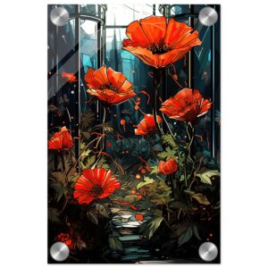 Garden of Glass Flowers Acrylic Print - 20x30 cm / 8x12″