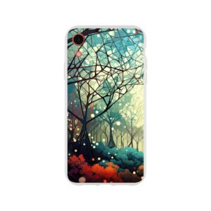 Forest Colorful Abstract Landscape Phone Case - Flexi case, Apple - iPhone XR