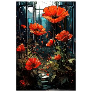 Garden of Glass Flowers Metal Print - 20x30 cm / 8x12″