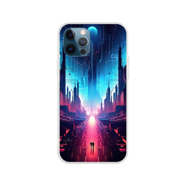 Digital Paradise Abstract Futuristic Phone Case - Flexi case, Apple - iPhone 12 Pro