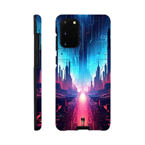 Digital Paradise Abstract Futuristic Phone Case - Tough case, Samsung - Galaxy S20