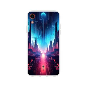 Digital Paradise Abstract Futuristic Phone Case - Flexi case, Apple - iPhone XR