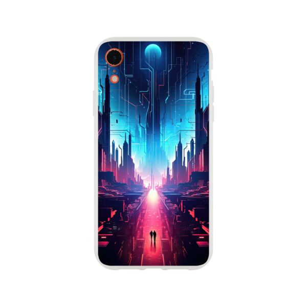 Digital Paradise Abstract Futuristic Phone Case - Flexi case, Apple - iPhone XR