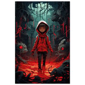 Little Red Devil Poster - 30x45 cm / 12x18″