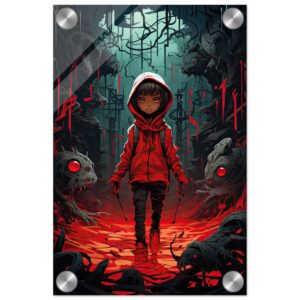 Little Red Devil Acrylic Print - 20x30 cm / 8x12″
