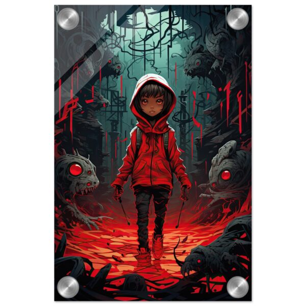 Little Red Devil Acrylic Print - 20x30 cm / 8x12″