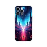 Digital Paradise Abstract Futuristic Phone Case