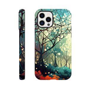 Forest Colorful Abstract Landscape Phone Case - Tough case, Apple - iPhone 12 Pro