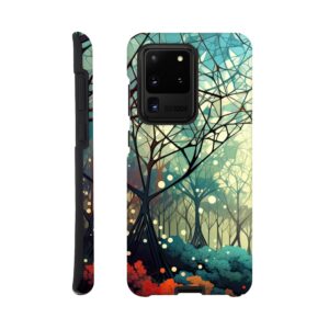 Forest Colorful Abstract Landscape Phone Case - Tough case, Samsung - Galaxy S20 Ultra