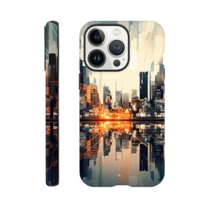 New Dawn – Abstract City Phone Case - Tough case, Apple - iPhone 13 Pro
