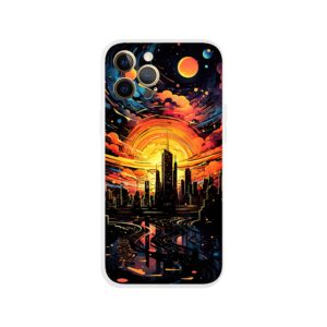Solar City Symphony Phone Case - Flexi case, Apple - iPhone 12 Pro Max