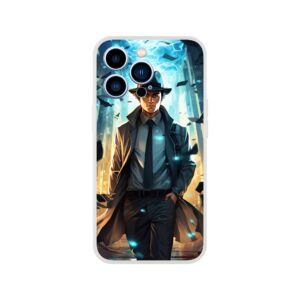 Dimension Hopping Detective Phone Case - Flexi case, Apple - iPhone 13 Pro