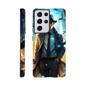 Dimension Hopping Detective Phone Case - Tough case, Samsung - Galaxy S21 Ultra