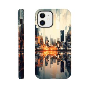 New Dawn – Abstract City Phone Case - Tough case, Apple - iPhone 12