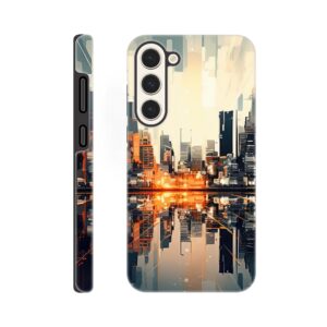New Dawn – Abstract City Phone Case - Tough case, Samsung - Galaxy S23 Plus