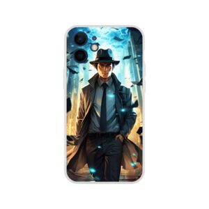 Dimension Hopping Detective Phone Case - Flexi case, Apple - iPhone 12 Mini