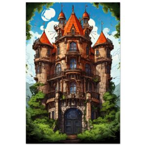 Chateau in the Woods Poster - 30x45 cm / 12x18″