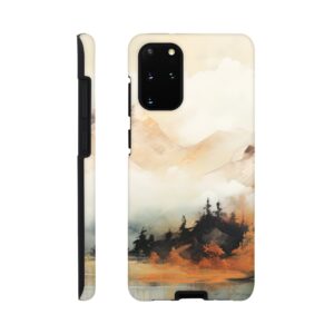 Misty Mountains Abstract Phone Case - Tough case, Samsung - Galaxy S20 Plus