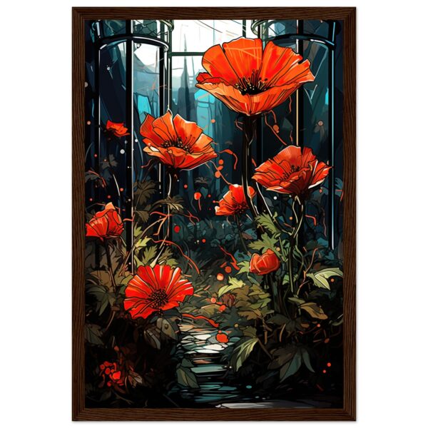 Garden of Glass Flowers Framed Print