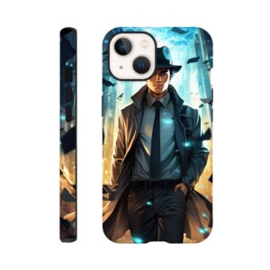 Dimension Hopping Detective Phone Case - Tough case, Apple - iPhone 13