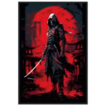 Stealthy Ninja Assassin Framed Print