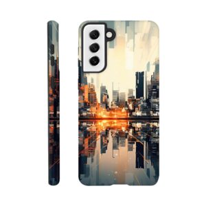New Dawn – Abstract City Phone Case - Tough case, Samsung - Galaxy S21 Plus