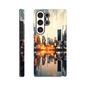 New Dawn – Abstract City Phone Case - Tough case, Samsung - Galaxy S23 Ultra